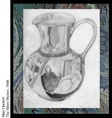 The Silver Pitcher (Painting by Mary Hackett, 1948)